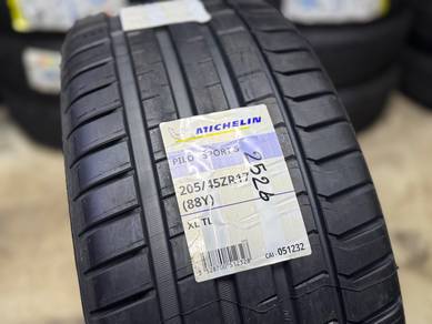 Tayar Baru 205 45 17 Michelin Pilot Sport 5 2026