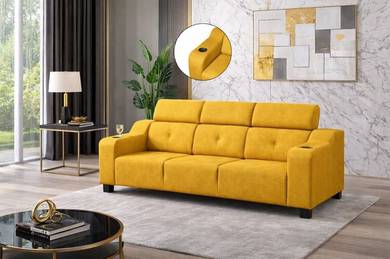 sofa 3 seater easy clean pocket spring