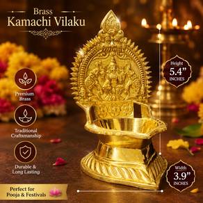 brass ashdakaxmi vilaku