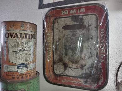 Antik Ovaltine Tray Dulang Lama