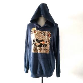 Coach Graphic Navy Blue Hoodie