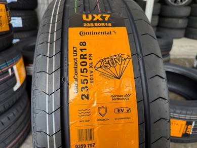 Tayar baru 235 50 18 Continental ux7 new Tyre 2025