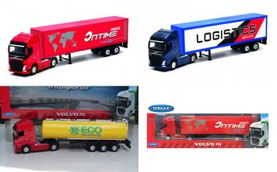 Welly 1-64 VOLVO Container Truck Oil Tanker
