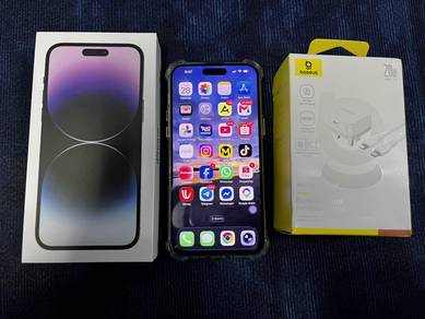 iphone 14 pro max 256GB deep purple