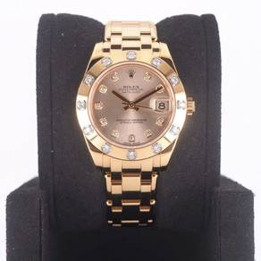 Pre Owned Undated Rolex Datejust Pearlmaster 34