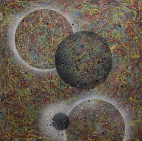 Colourful Abstract Painting big canvas 