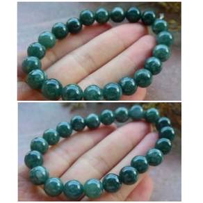 8mm Certified Natural A JADE Jadeite Bracelet