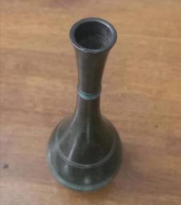 Vintage brass bronze vase