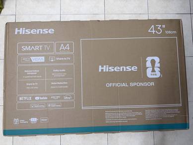 Hisense 43-inch Smart TV (A4 Series)