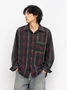 Pagelo Japanese Vintage Stripe Shirt