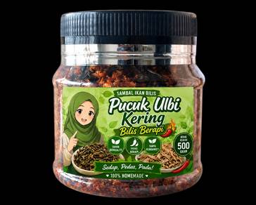 Sambal Ikan bilis pucuk ubi 