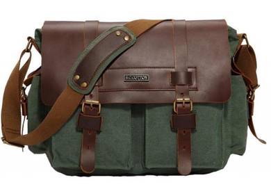 5464 Retro Green Crossbody Messenger Sling Bag