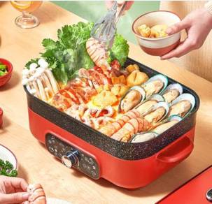 Steamboat Pot Portable Shabu Hotpot Soup BBQ 1