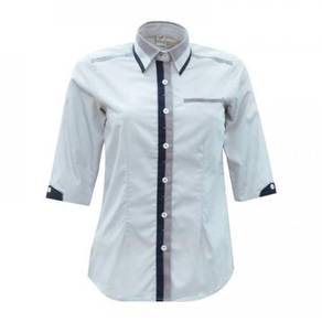 Baju Kemeja Korporat Female Light Grey U03-25F