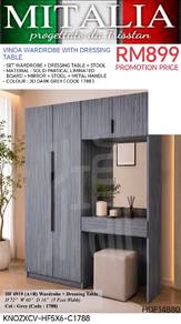 Quality 5x6 Wardrobe | Almari Baju Murah 5x6 