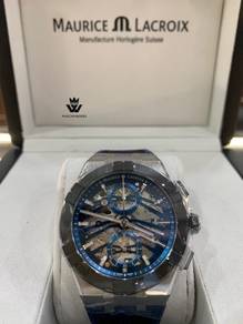 Maurice Lacroix AC8018 Elegant Skeleton Dial Watch
