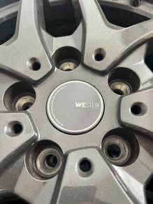 4-Unit Second Hand Alloy Vehicle Rims with Caps