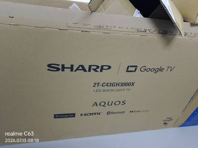 sharp Google tv 43inci