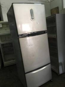 Fridge 3 Doors Refrigerator Toshiba Peti Sejuk Ais