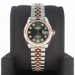 Brand New Apr 2026 Datejust 28 Olive Green GT1287