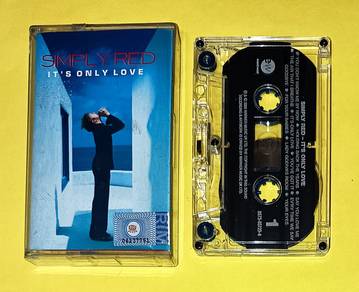 SIMPLY RED - IT'S ONLY LOVE 💕 CASSETTE Kaset