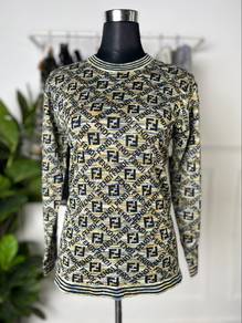 [VINTAGE] Fendi Zucca Monogram Knit Sweater - Rare