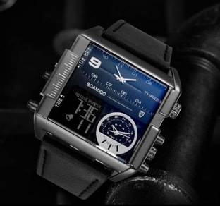 Watch - BOAMIGO Leather Multi Time Zone - ORIGINAL