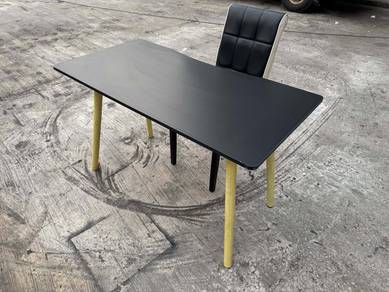 [Set] 4x2ft Meja Study Table Desk + Chair Kerusi