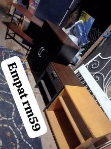 rak kasut site table Ikea dll
