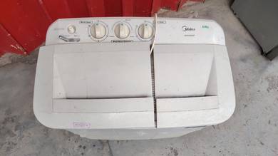 midea semi Mesin basuh