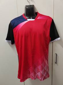 ITEM BARU_T-Shirt ROUNDNECK Red size XL #T038