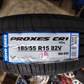 Tayar baru toyo cr1 185/55/15 tahun 26