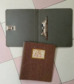 VINTAGE RING FILE (Crocodile File)