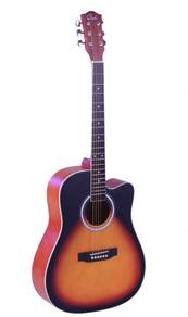 Cate QM-611C Acoustic Guitar - Sunburst