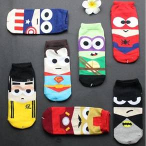 READY SUPERHERO MARVEL DC CARTOON SOCKS SHOEs 🔥