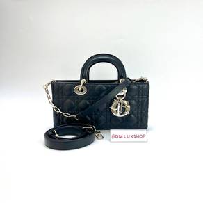 Preloved Dior D-Joy Medium Black GHW