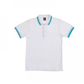 T-shirt Polo Honey Comb Oren Sport White/Sea Blue
