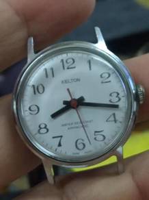 Vintage Kelton manual wind watch by Timex