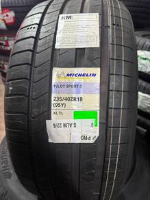 Tayar baru michelin ps5 235/40/18 tahun 26
