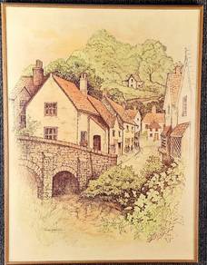 Silkscreen Reproduction Print - Stonebridge Haven