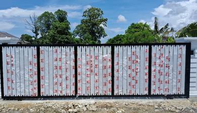 pintu pagar sliding kukuh