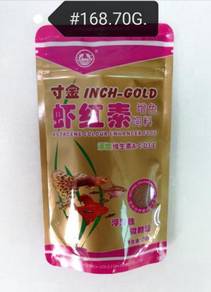 Inch-Gold Astacene Colour 70gram Fish Food Ikan