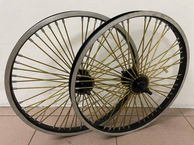 NOS Motor Spoke 48H Complete BMX Wheelset