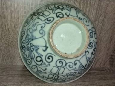 Late Qing Dynasty antique blue-and-white 晚清时期老物件 
