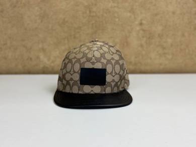 Coach F68861 Signature Flat Brim Hat
