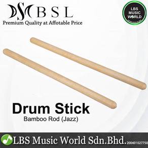 BSL Bamboo Rod Wooden Rhythm Drum Stick For Beginn