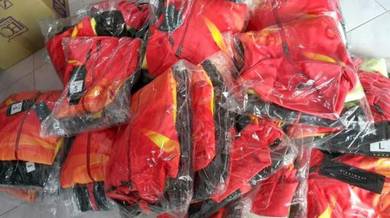 Tracksuit code TS3 - CHILI RED / YELLOW / WHITE