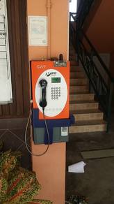 Telefon Awam Public Phone Pasang Di Sekolah