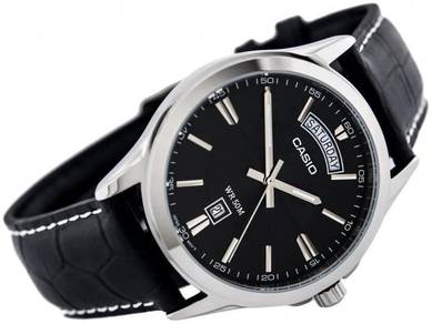 Watch - Casio Men Leather MTP1381L-1A -ORIGINAL