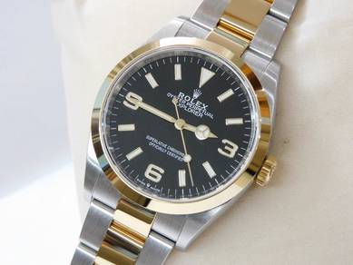 Rolex Explorer 1 Two-tone 124273 2021 full set

